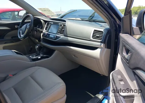 2015 Toyota Highlander Xle V6 from USA, damaged, VIN 5TDJKRFHXFS213687